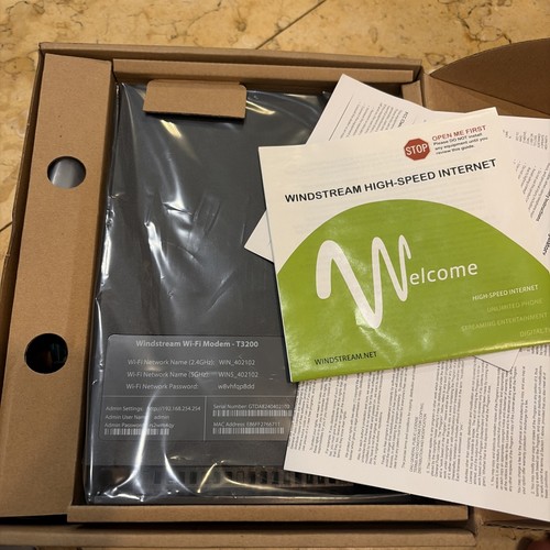 Windstream t3200 modem - windstream,